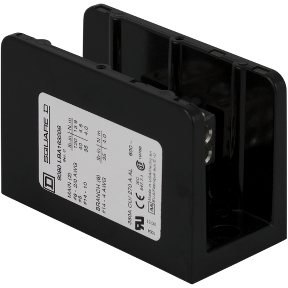 Schneider Electric Power Distribution Block; 350A; 600VAC; 1-Pole; Box Terminals; 2/6 Line/Load Terminal Openings; Panel Mount